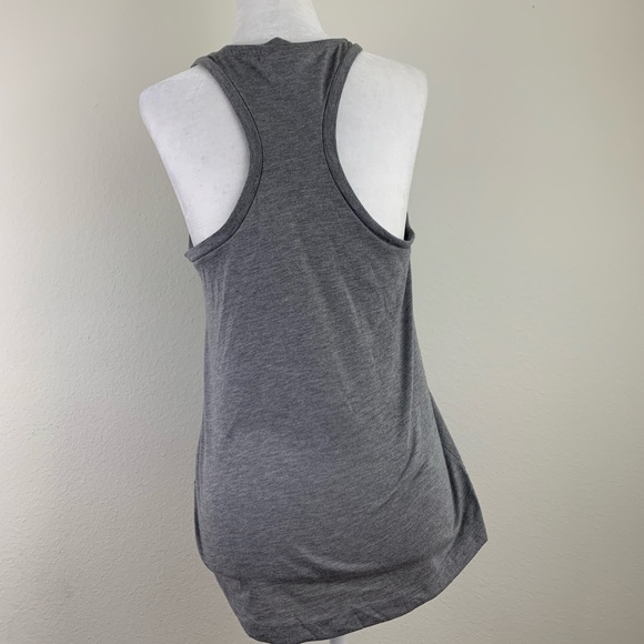 Nike Heathered Grey Racerback Tank - Picture 3 of 8